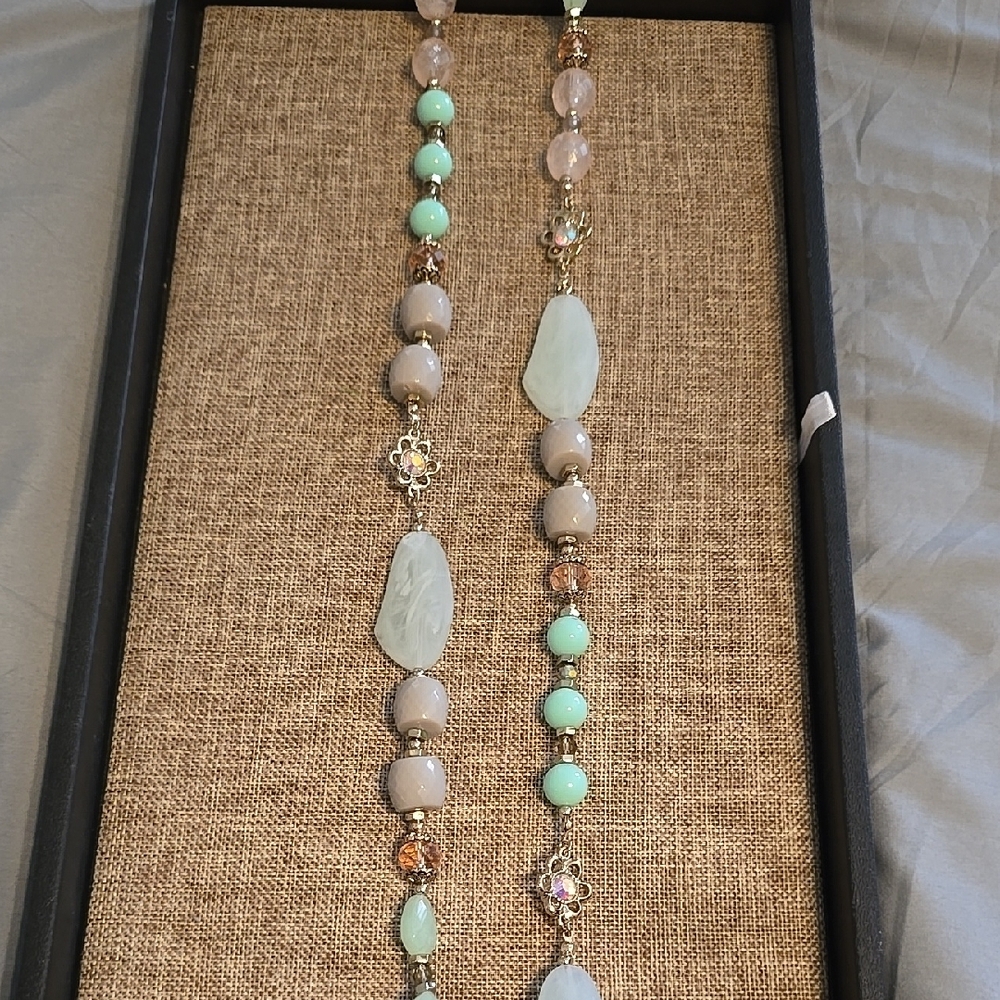 Elegant Multi-Color Beaded Necklace